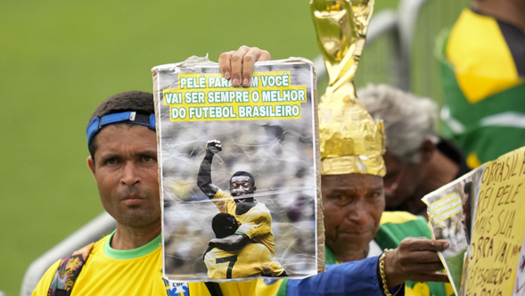 <strong>La despedida a Pelé, en fotografías</strong>