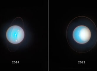 <strong>El Hubble capta una gran mancha blanca que crece en el polo norte de Urano: ¿a qué se debe?</strong>