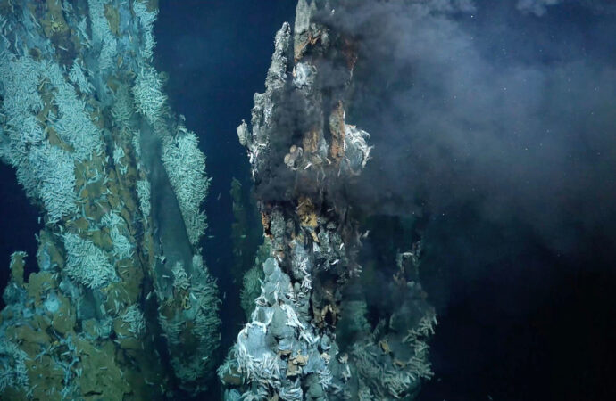 <strong>Descubren tres respiraderos hidrotermales llenos de vida en el fondo del Atlántico</strong>