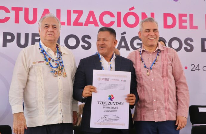 <strong>Bedolla y Torruco actualizan nombramiento a los 9 Pueblos Mágicos de Michoacán</strong>