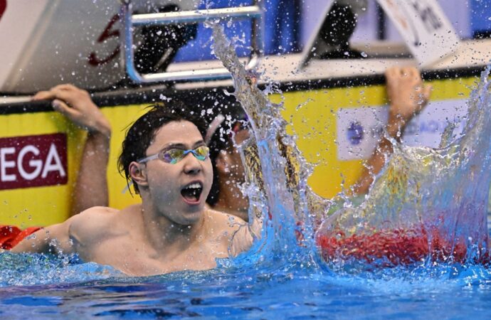 <strong>China continúa con impulso récord en mundiales de natación</strong>