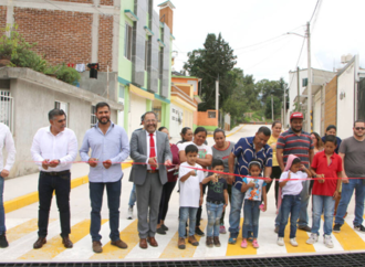 <strong>José Luis Téllez Marín, Inauguró Los Trabajos De Pavimentación De La Calle Rosal De La Comunidad Del Rincón De Dolores.</strong>