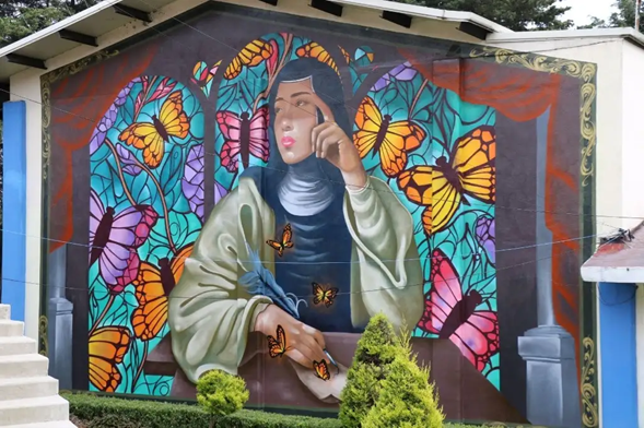 Artistas plásticos pintan 35 murales en Huixquilucan, Edomex